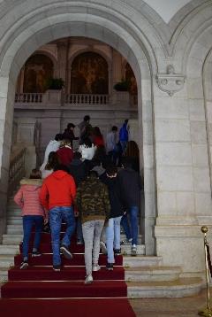 | Visita de estudo à Assembleia da República |